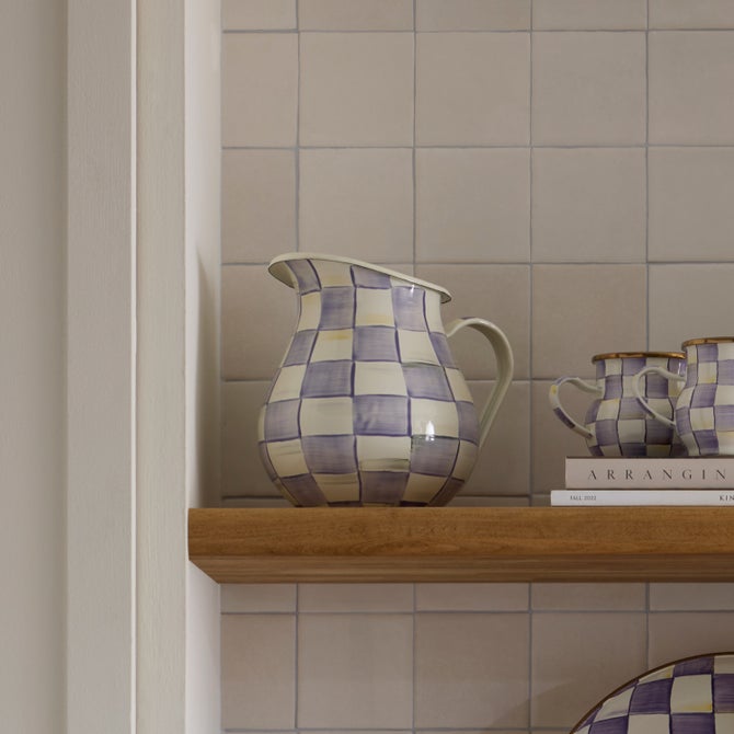 Violet Check Pitcher image number 2
