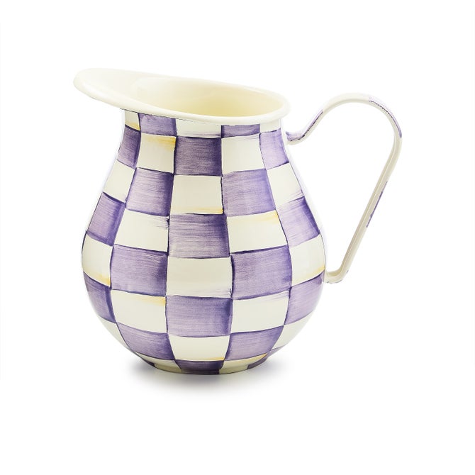 Violet Check Pitcher image number 0