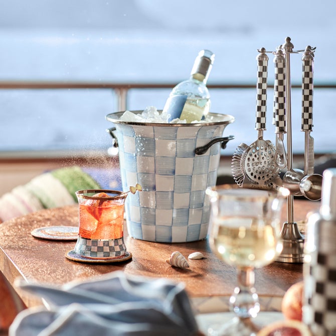 Sky Check Wine Cooler image number 1