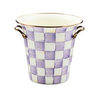 Violet Check Wine Cooler