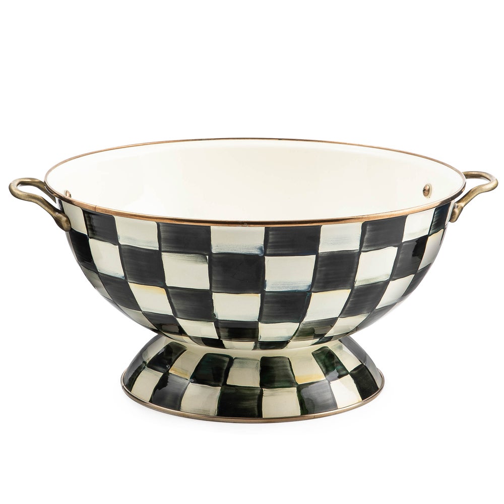 Everything Enamel Bowl - Courtly Check mackenzie-childs Panama imagen 1