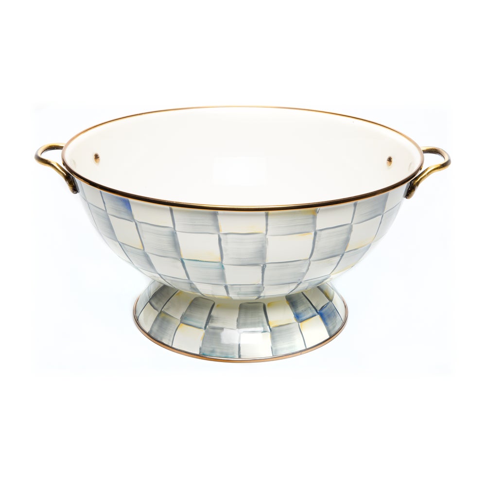 Everything Enamel Bowl - Sterling Check mackenzie-childs Panama imagen 1