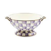 Violet Check Everything Bowl