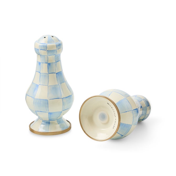 Sky Check Large Salt & Pepper Shakers image number 2