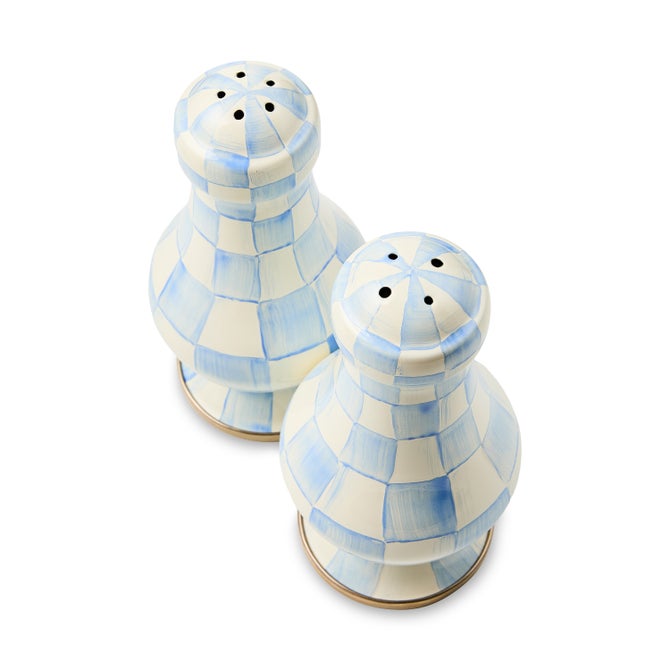 Sky Check Large Salt & Pepper Shakers image number 3