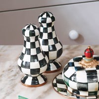 Courtly Check Large Salt & Pepper Shakers