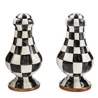 Courtly Check Large Salt & Pepper Shakers