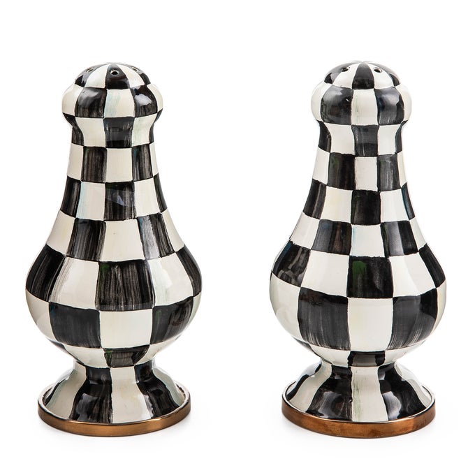 Courtly Check Large Salt & Pepper Shakers image number 0