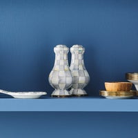 Sterling Check Large Salt & Pepper Shakers