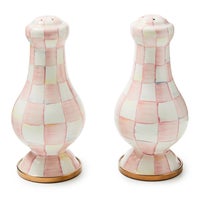 Rosy Check Large Salt & Pepper Shakers