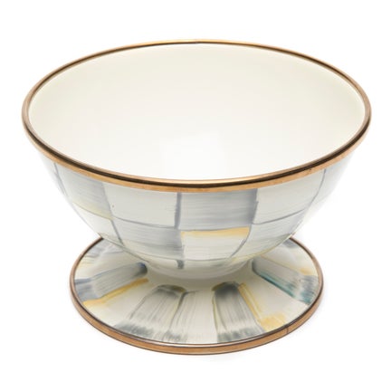 Sterling Check Ice Cream Dish