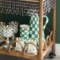 Emerald Check Large Practical Pitcher