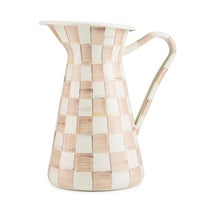 Mocha Check Large Practical Pitcher