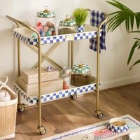 Emerald Check Kitchen Canisters