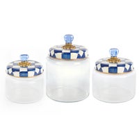 Royal Check Kitchen Canister Set