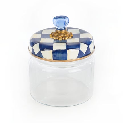 Royal Check Small Kitchen Canister
