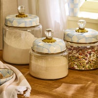 Sky Check Small Kitchen Canister