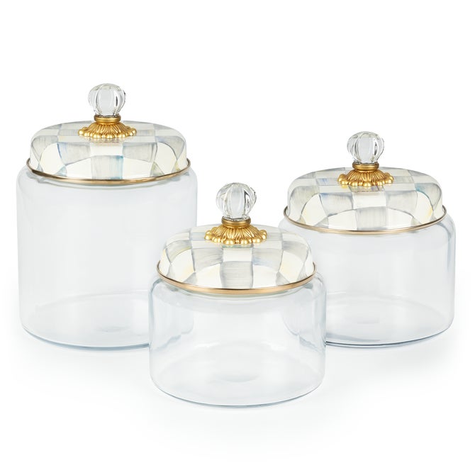 Sterling Check Kitchen Canisters image number 8