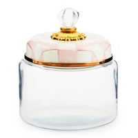 Rosy Check Kitchen Canisters