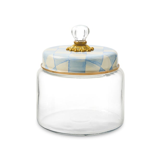 Sky Check Medium Kitchen Canister image number 0