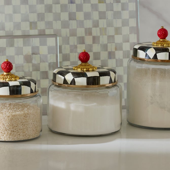 Courtly Check Medium Kitchen Canister image number 6