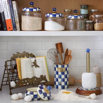 Royal Check Large Kitchen Canister