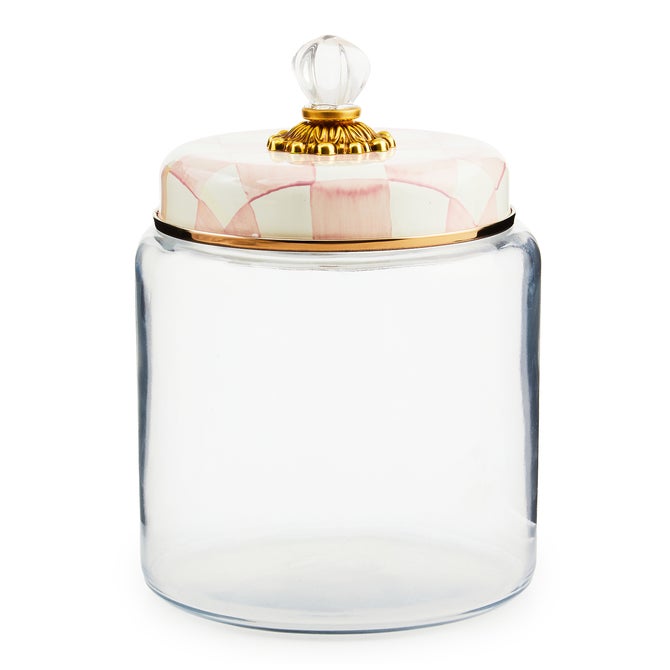 Rosy Check Kitchen Canisters image number 3