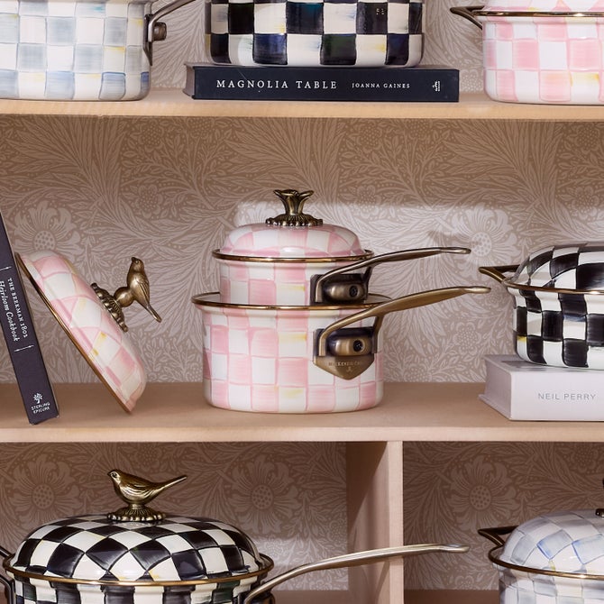 Rosy Check 1 Qt. Saucepan image number 4