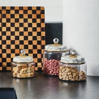 Sterling Check Kitchen Canisters