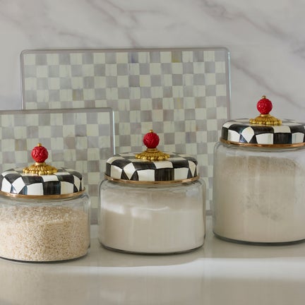 Courtly Check Kitchen Canister Set