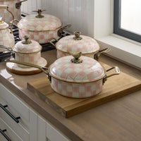 Rosy Check 3 Qt. Saute Pan