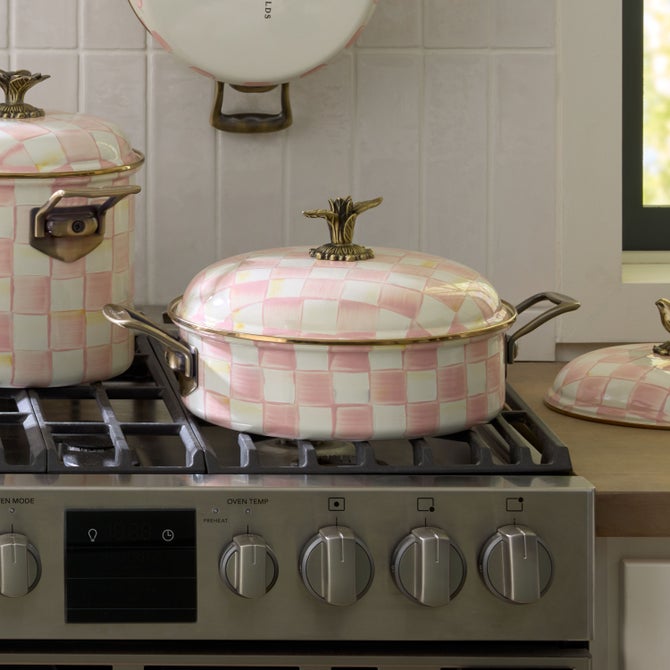 Rosy Check 5 Qt. Casserole image number 1