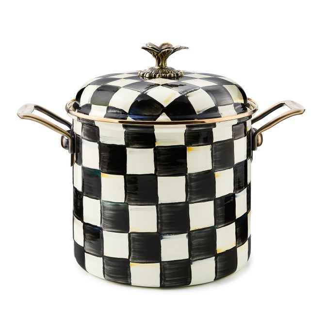 Courtly Check 7 Quart Stockpot image number 0