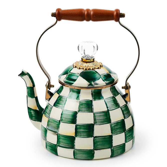 Emerald Check 2 Quart Tea Kettle image number 0
