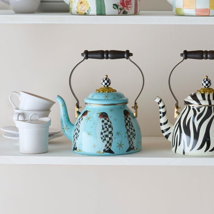 Penguin Parade 2 Quart Tea Kettle