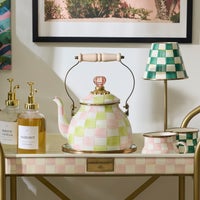 Palm Beach Check 2 Quart Tea Kettle