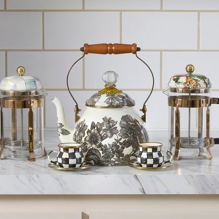 Sterling English Garden 2 Quart Tea Kettle