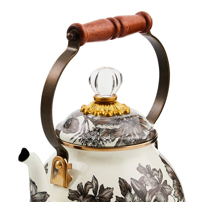 Sterling English Garden 2 Quart Tea Kettle image number 1