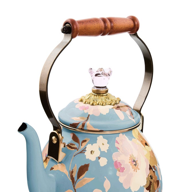 Wild Rose Slate 2 Quart Tea Kettle image number 2