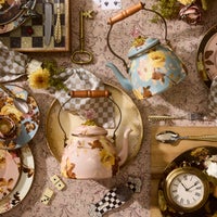 Wild Rose Mauve 2 Quart Tea Kettle