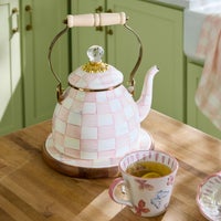 Rosy Check 2 Quart Tea Kettle