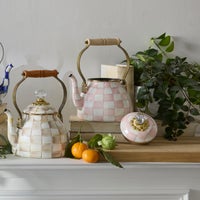 Rosy Check 2 Quart Tea Kettle