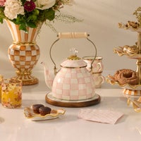 Rosy Check 2 Quart Tea Kettle