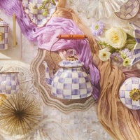 Violet Check 2 Quart Tea Kettle