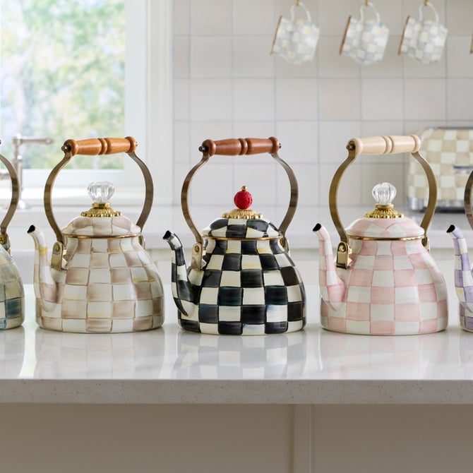 Courtly Check 2 Quart Tea Kettle image number 1