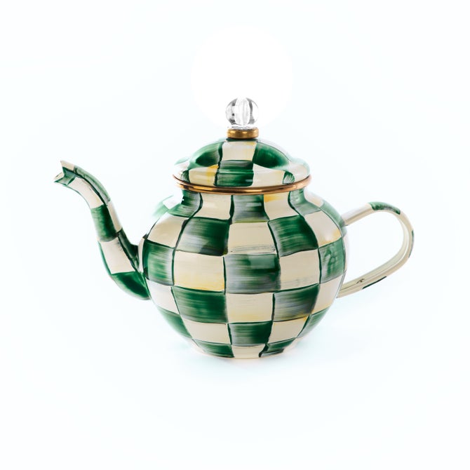 Emerald Check 4 Cup Teapot image number 0