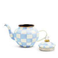 Sky Check 4 Cup Teapot