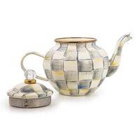 Sterling Check 4 Cup Teapot