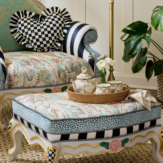 Mocha Check 4 Cup Teapot image number 6