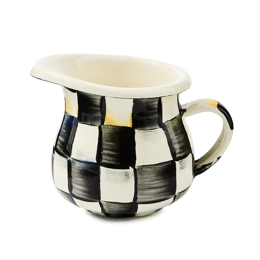 Enamel Little Creamer - Courtly Check mackenzie-childs Panama imagen 1